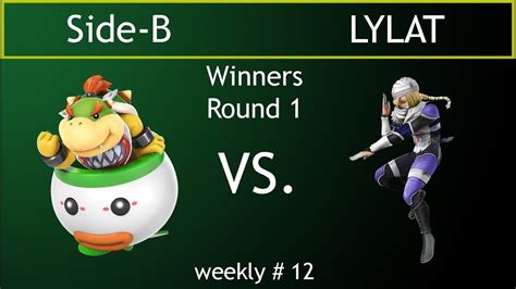 Shqv Weekly Side B Bowser Jr Vs Lylat Falcon Sheik Winners