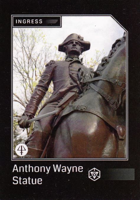 Anthony Wayne Statue - Ingress Swag