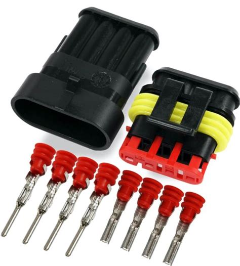 Te Pin Superseal Seal Connector Set W Awg Ebay