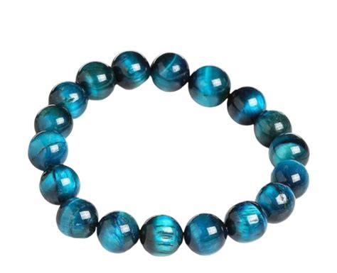 Bracelet Perle Homme Il De Tigre Bleu