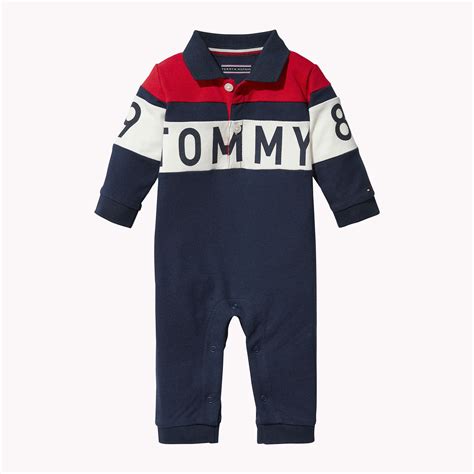 Tommy Hilfiger Th Baby Signature Coverall 0 3m Baby Boy Outfits