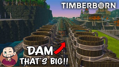 A Massive Dam Project Let S Play Timberborn S E Modular Base