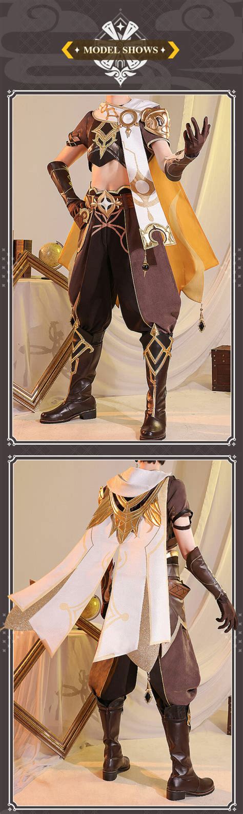 Genshin Impact Aether Cosplay Costume Rehney