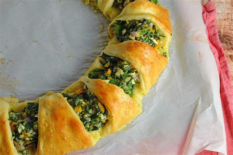 Spinach Crescent Ring Easy Crescent Roll Recipe