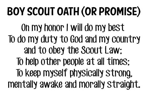 Boy Scout Oath Printable - cronica-elecciones