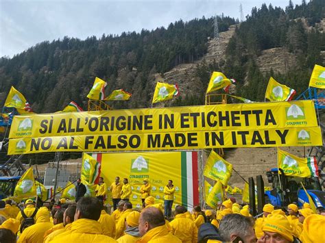 Coldiretti In Umbria Al Brennero Per Difendere L Agricoltura Made In