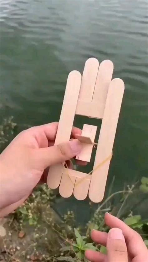🌊 Инструкция по сборке быстрого игрушечного плота из палочек из-под ...