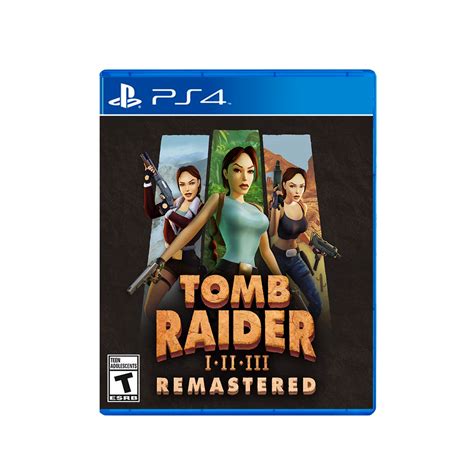 Tomb Raider I Iii Remastered Starring Lara Croft Ps4 New Level