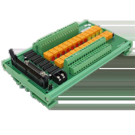 Nudam 24 Channel Relay Output Terminal Board 12v Coil Din 24r12