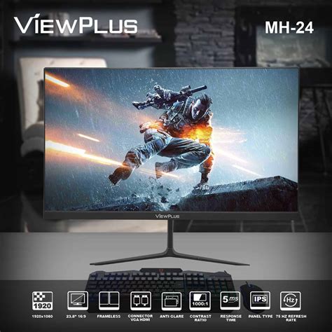 Netcodex Ph Viewplus Mh Full Hd Ips Ms Hz Hdmi Vga Gaming Or