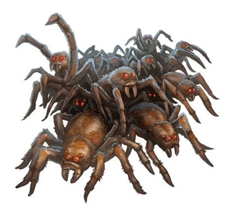 Spider Swarm Pathfinder Pfrpg Dnd Dandd D20 Fantasy Spider Art