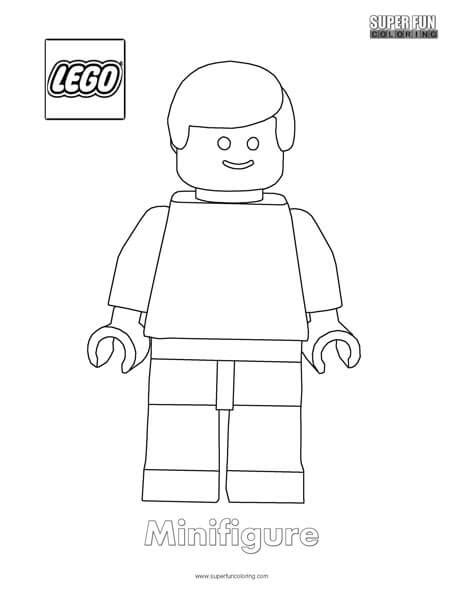 Lego Minifigures Coloring Pages Coloring Page