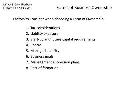 Ppt Mana 3325 Thurburn Lecture 09 17 13 Slides Powerpoint