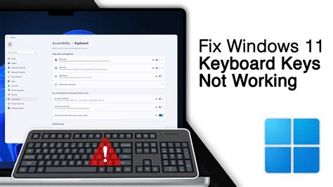 Fix Windows 11 Keyboard Keys Not Working! [4 Ways] - YouTube