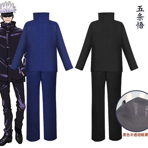 Costume Cosplay De L Anime Jujutsu Kaisen Perruque De Gojo Satoru Pour