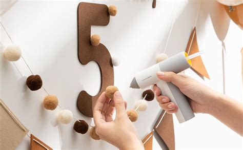 Hoto Easyflow Hot Glue Gun With Pcs Hot Glue Sticks Wireless Wired Usage Usb C Mini Glue