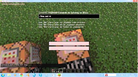 Como Usar O Bloco De Comando No Minecraft Youtube