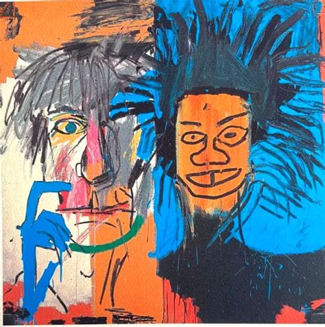 Jean Michel Basquiat Autoportrait Avec Andy Warhol Kaws Bob Dylan