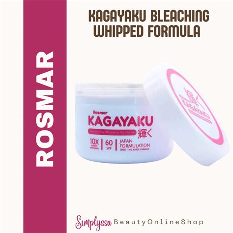 Rosmar Kagayaku Bleaching Whipped Formula Cream 10x Instant Whitening