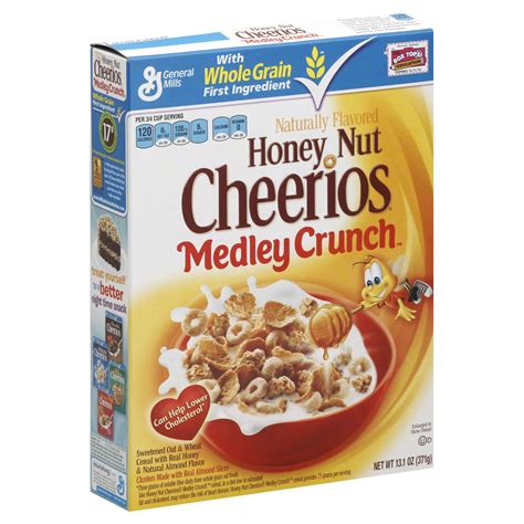 General Mills Honey Nut Cheerios Medley Crunch 13 1 Oz 371 G