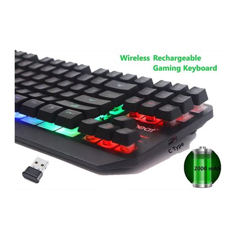 Offbeat Dexter Pro Gaming Rgb Keyboard Backlit Mechanical Feel Like