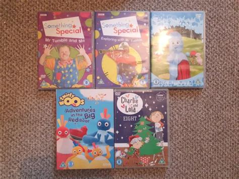 CBEEBIES DVD BUNDLE Something Special Twirlywoos In The Night Garden ...