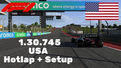 F Usa Hotlap Setup Th In The World Youtube