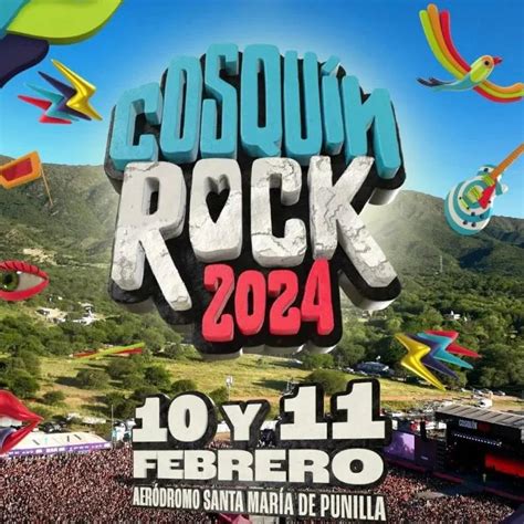 El Cosqu N Rock Defini Los Escenarios Y Horarios Beleninfo Noticias