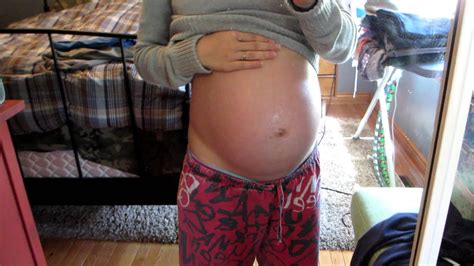 34 Weeks Pregnant Belly Shot Can This Really Get Bigger Youtube