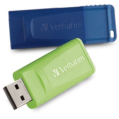 Verbatim 32GB Store N Go USB Flash Drive 2 Pack 99124 B H