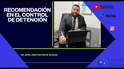 Qu Hacer En El Control De Detenci N Youtube