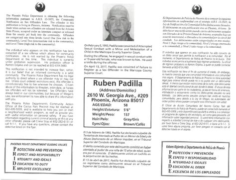 Sex Offender Notification Emergency Site