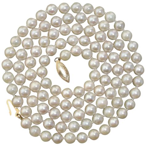 LOUISE Gorgeous LONG Rope 30 25 6 3mm Fine Japanese AKOYA Pearls