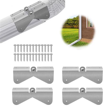 Gutter Downspout Extensions4 Pcs Flexible Gutter Extension