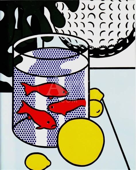 Still Life With Goldfish Bowl Premium Edition By Roy Lichtenstein Art