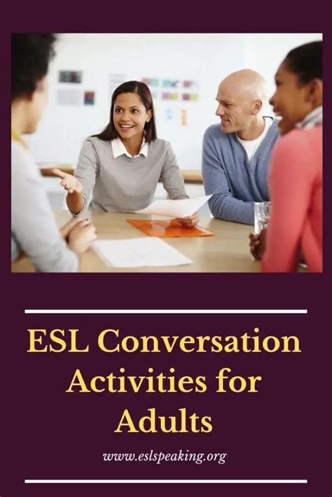 Esol Speaking Activities Games And More Esl Conversation