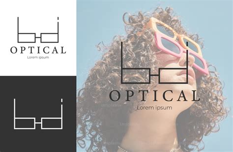 Rectangle Glasses Line Art Logo Vector Graphic by rojafaizm · Creative ...