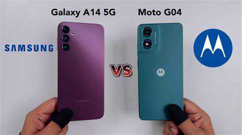 Samsung Galaxy A14 5g Vs Motorola G04 Speed Test Youtube