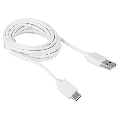 Cabo Tipo C Para Usb C Android Metros Branco Dualcomp Leroy Merlin