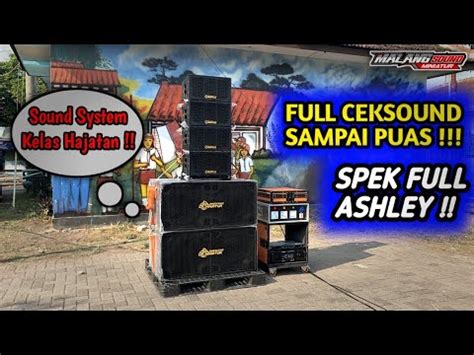 FULL CEKSOUND Fullset Sound Minimalis Subwoofer 15inch Ashley