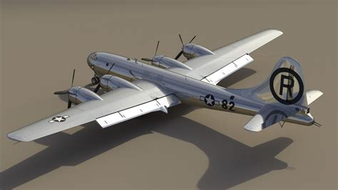 Boeing B29 Enola Gay Model TurboSquid 2173348