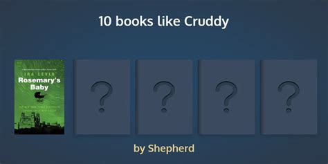 100 Handpicked Books Like Cruddy Picked By Fans