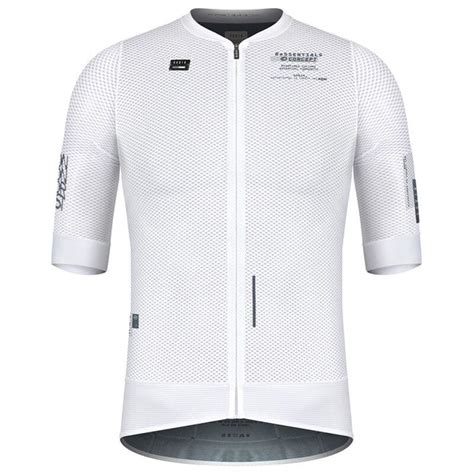 Maillot V Lo Manches Courtes Gobik Carrera Unisex Vert Blanc