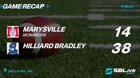 Marysville Vs Hilliard Bradley Football Sep Scorebooklive