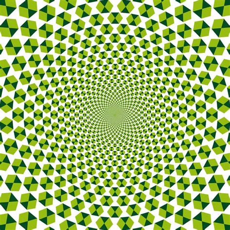 Optical Illusion Vector Stock Vector Illustration Of Concentric