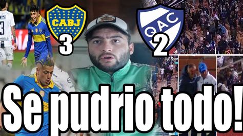 Reacción a Boca Jrs 3 Vs Quilmes 2 Por los 4tos de final De la Copa