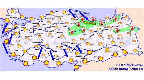 Temmuz T Rkiye Geneli Hava Durumu Yurt Genelinde Hava Nas L