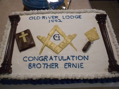 Masonic Mason cake by Cindy River Lodge, Masonic, Cakes, Desserts, Food ...