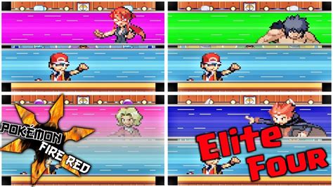 Pok Mon Fire Red Ep Elitefour Fui Enfrentar A Elite Four E Olha No