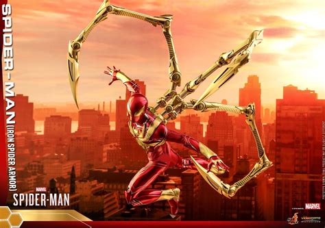 ACTION FIGURE HOMEM ARANHA ARMADURA ARANHA DE FERRO HOT TOYS Hobby Ciência